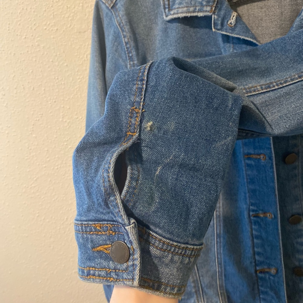 Distressed Denim Jacket - Picture 6 of 8